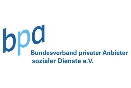 Logo des Bundesverbands privater Anbieter sozialer Dienste e. V. (bpa)